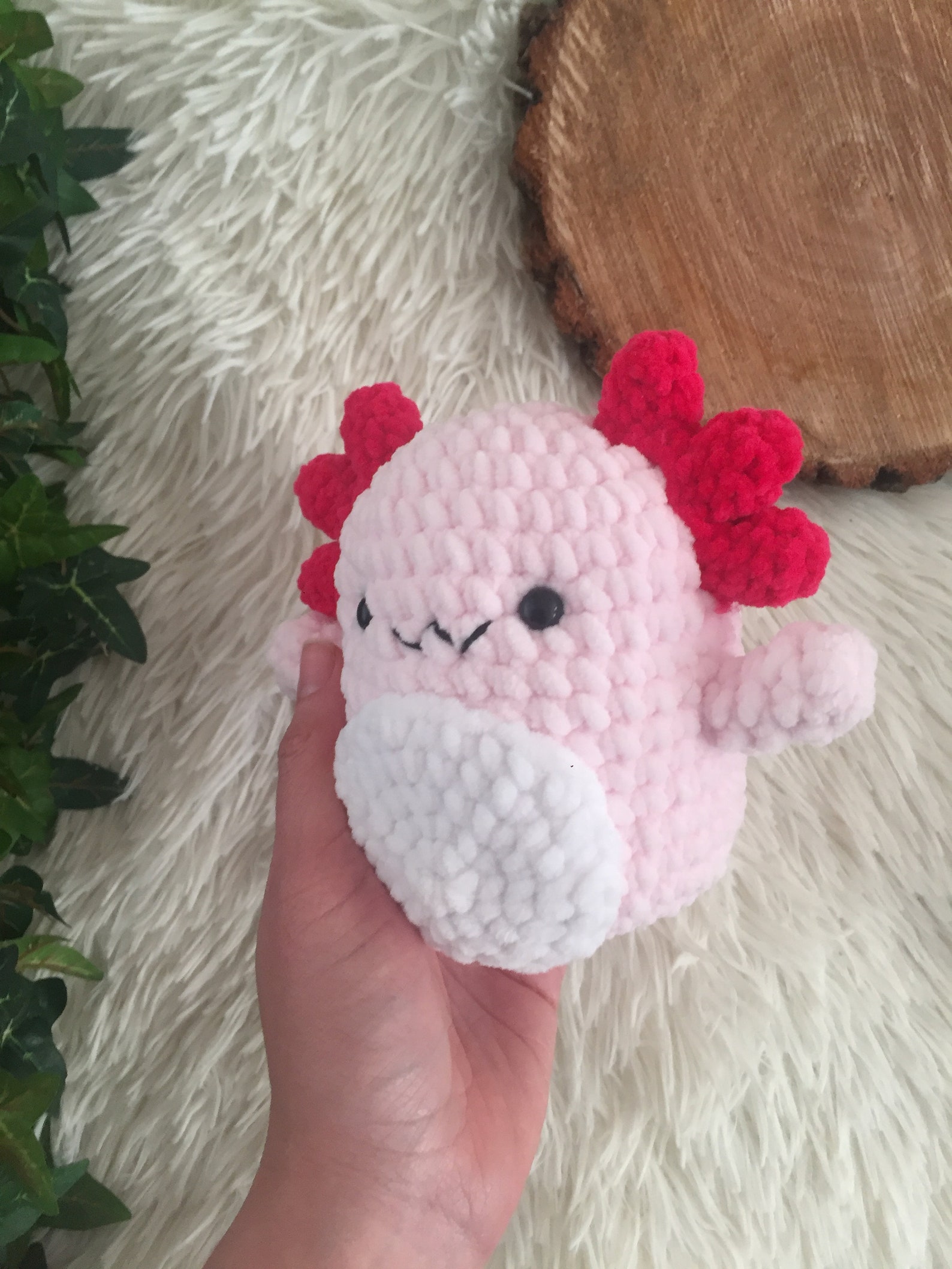 Axolotl squishmallow plush animal Axolotl Stuffed Crochet | Etsy