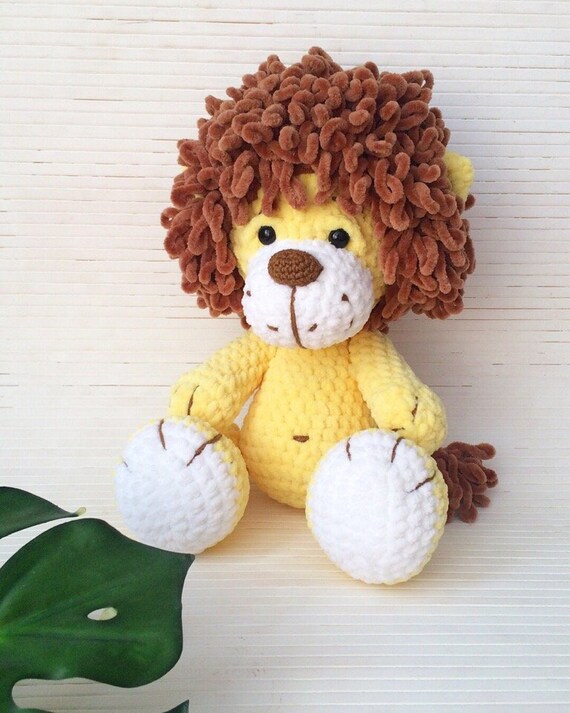 cute lion plush