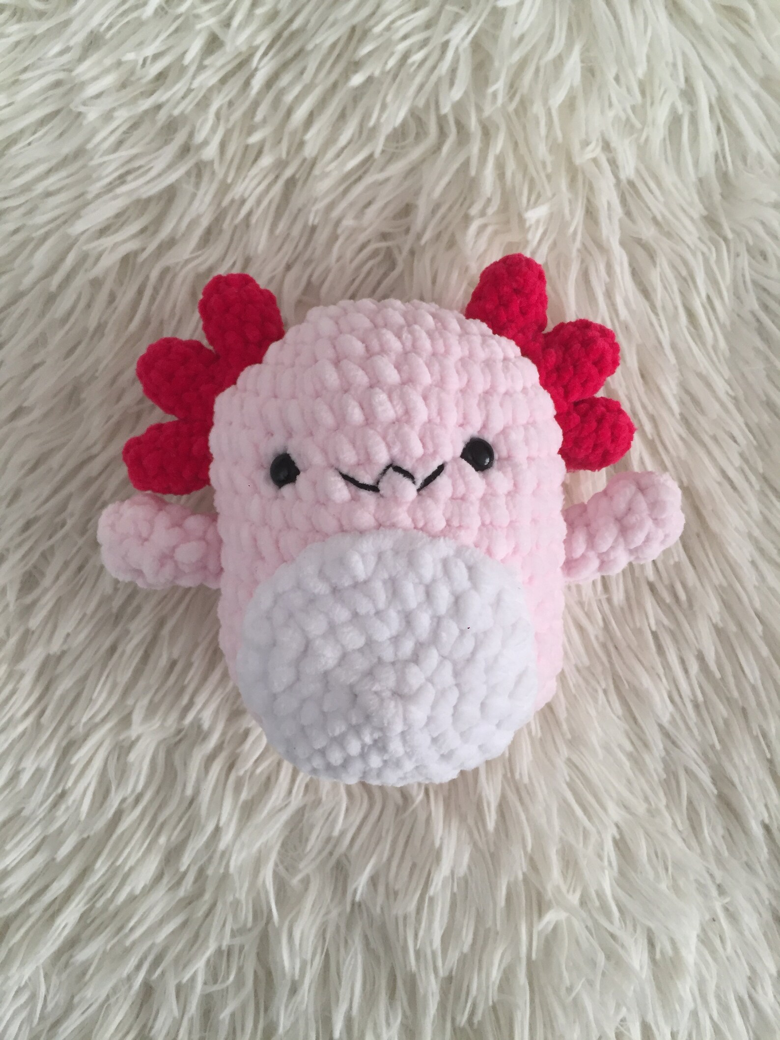 Axolotl squishmallow plush animal Axolotl Stuffed Crochet Etsy