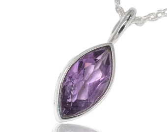 Amethyst Silber Anhänger