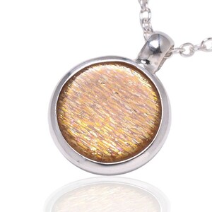 Sunstone Silver Pendant