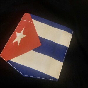 Flag of Cuba Unisex Pocket Tee Shirt