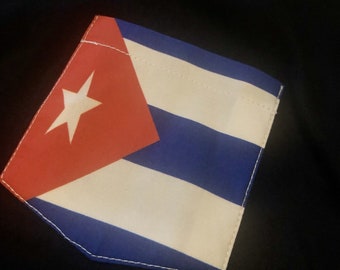 Flag of Cuba Unisex Pocket Tee Shirt