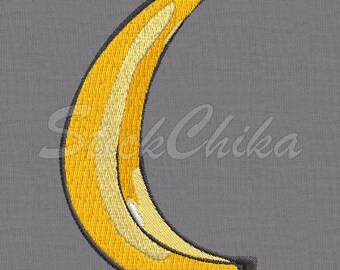 Banana embroidery pattern embroidery file