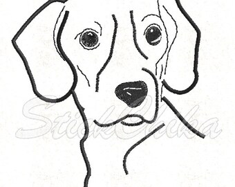Embroidery design "Sweet Beagle"