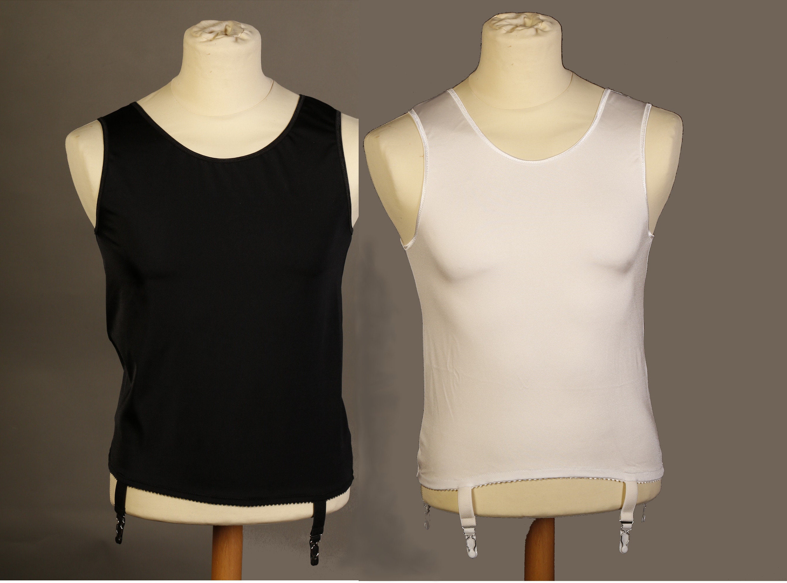 New Colour Camisole With Suspenders for Men Men's - Etsy