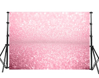 Pink Glitter Backdrop Backdrop for Photography Backdrops Wedding Birthday Party Sparkle Background Photo Booth Printed Fabric Props JHGB129