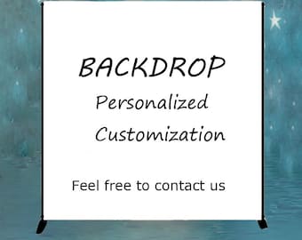 Backdrop Design Personalized Customization Background of Photograph Wall Design Art Wedding Baby Shower Birthday Party Backdrop Prints