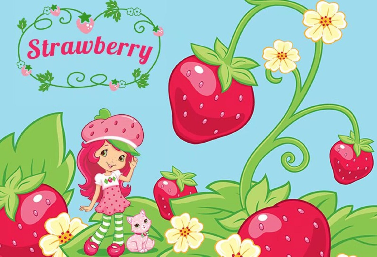 Cute Strawberry Backdrop for Photography Backdrops Girls Baby - Etsy