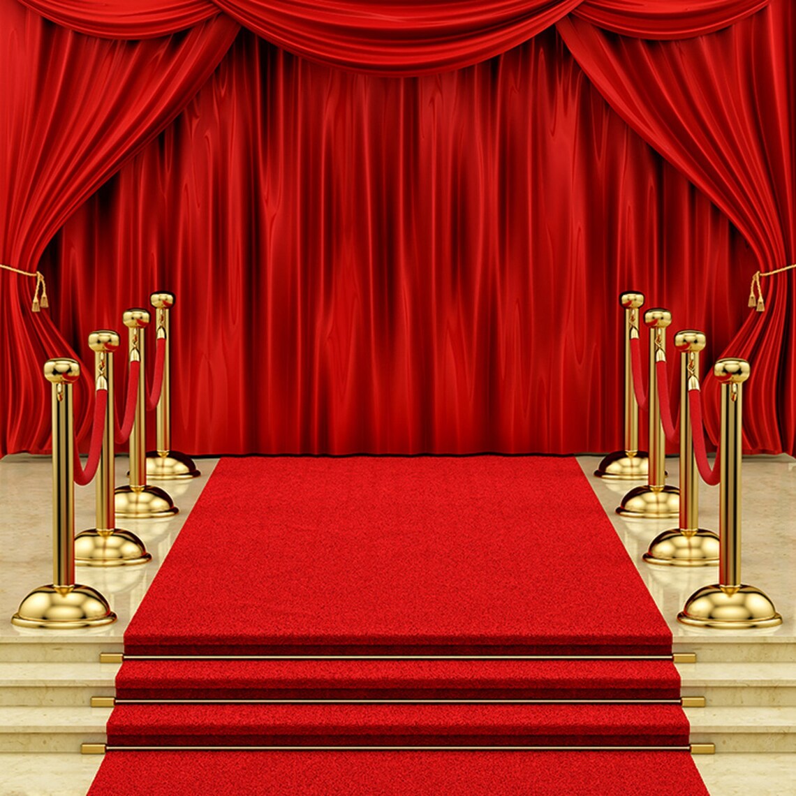 Red Curtain Backdrop for Photography Backdrops Red Carpet Etsy