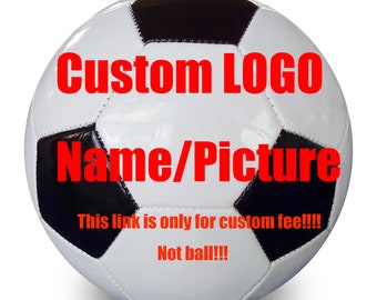 Personalizable Additional fees for special fonts and image Custom Indoor/Outdoor Football,Personalized Team Foottball