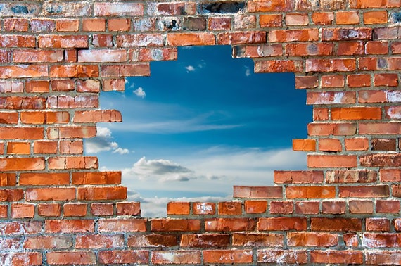 pic Photoshoot Photography Wall Background brick wall backdrop with blue sky background backdrops for photography photoshoot party decor vinyl poly digital studio booth props jhgb58