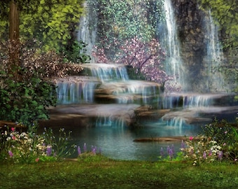Yeele Waterfall Backdrop Spring Sun Rays Rainbow in National Park Photography Background Kids Adults Artistic Portrait 9x9ft Wedding Events Decoration Photo Booth Photoshoot Studio Wallpaper Yeele Waterfall Backdrop Spring Sun Rays Rainbow in National Park Photography Background Kids Adults Artistic Portrait 9x9ft Wedding Events Decoration Photo Booth Photoshoot Studio Wallpaper