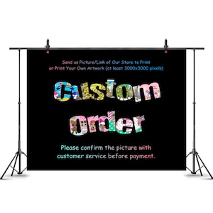 VIP-Custom Backdrop,Personalized Background,Landscape Custom Background,Custom Service,Personalized Cartoon Backdrop,Film Backdrop