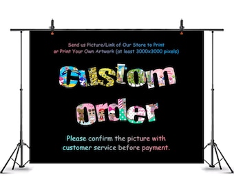 VIP-Custom Backdrop,Personalized Background,Landscape Custom Background,Custom Service,Personalized Cartoon Backdrop,Film Backdrop