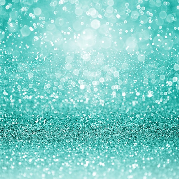 tiffany blue glitter background