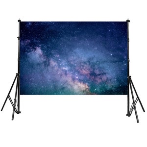 Starry Sky Backdrop for Photography Abstract Space Background Backdrops Boys Birthday Party Photo Booth Fabric Props Custome Backdrop