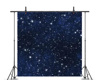 Star Night Sky Backdrop for Photography Printed Backdrops  kids Huge Galaxy Birthday Party Background Photo Booth Fabric Props JHGB142