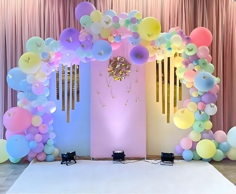 Custom Arched FABRIC BACKDROP Without Stand Frame Double Side Etsy