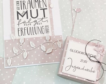 Geschenk zur Jugendweihe, Glückwunschkarte zur Jugendweihe, Geldgeschenk zur Jugendweihe, Jugendweihekarte, Geldgeschenk Jugendweihe Junge