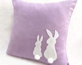 Multicolor 16x16 Atteestude Cute Purple Bunny Rabbit Throw Pillow Multicolor 16x16 Atteestude Cute Purple Bunny Rabbit Throw Pillow
