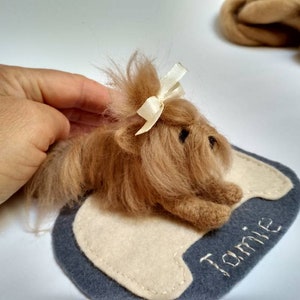 Nadel gefilzter Springer Spaniel / Handarbeit / Filz Hund / Filz Hund / Filz Skulptur / Geschenkidee Hund nadelgefilzt
