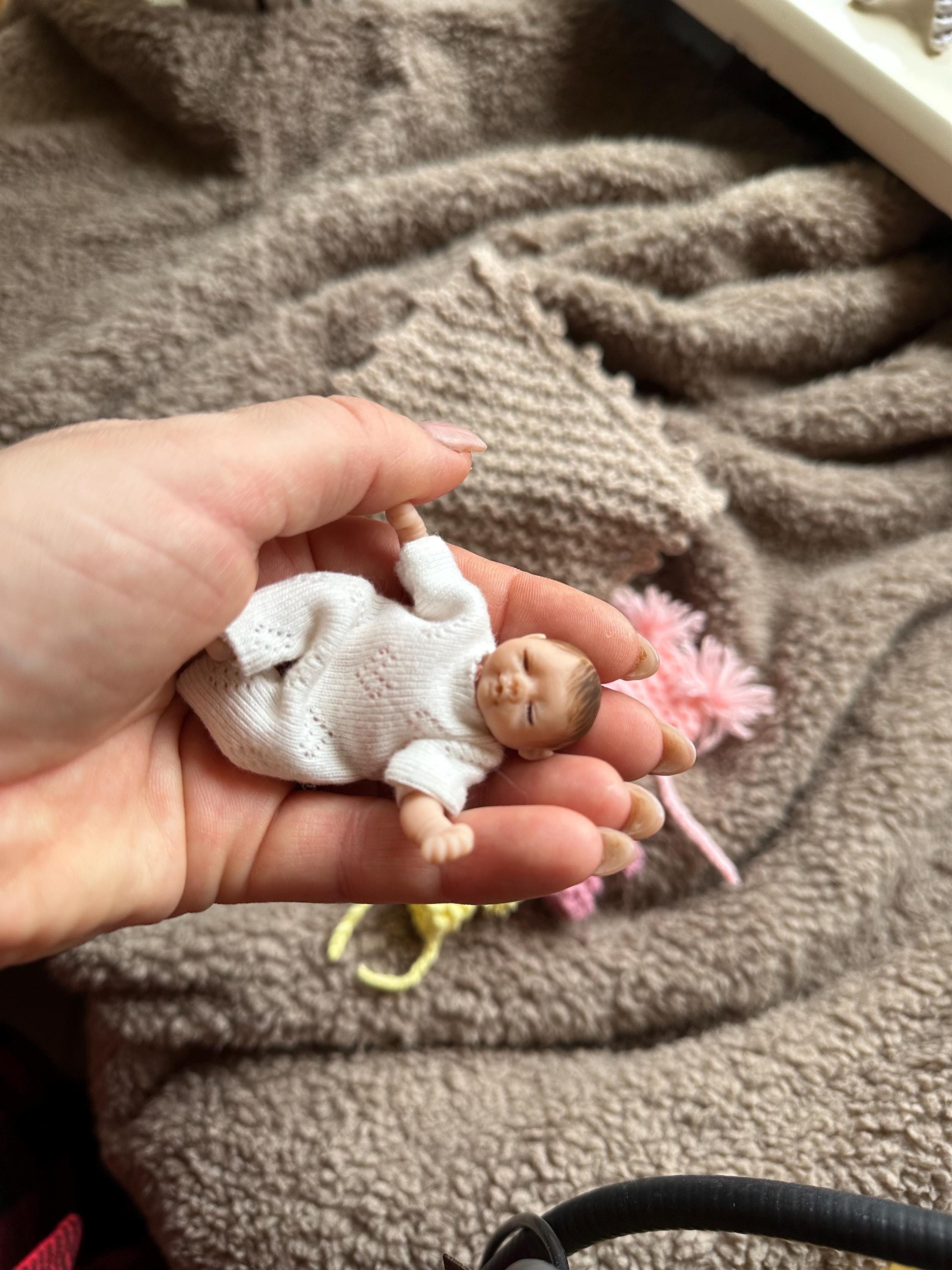 Mini Reborn Doll, Baby,baby Doll,ooak Doll Miniature,doll Mini Reborn Doll, Baby,baby Doll,ooak Doll Miniature,doll
