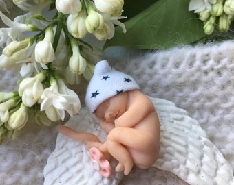 Angel Baby Figurine, Miscarriage Keepsake, Pregnancy Loss Gift