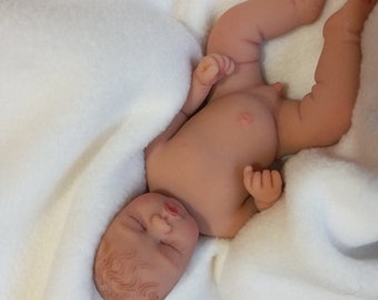 10" Full Body Vinyl Silicone Reborn Dolls Baby Newborn Babies Girl Doll+Cradle 