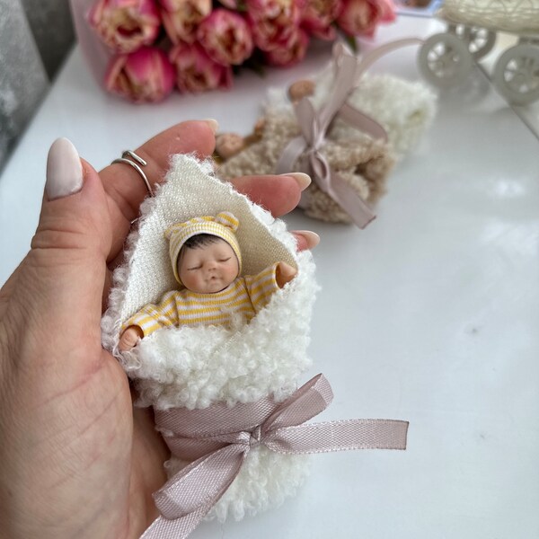 Baby dolls,mini reborn doll,Mikro baby,Baby doll,ooak doll miniature,doll house,handmade doll,polymer clay doll,art dolls,reborn baby,