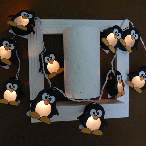 Lichterkette Pinguin