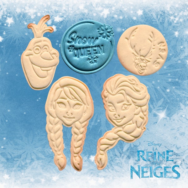 Emporte-pièce reine des neiges cutter cookie snow queen