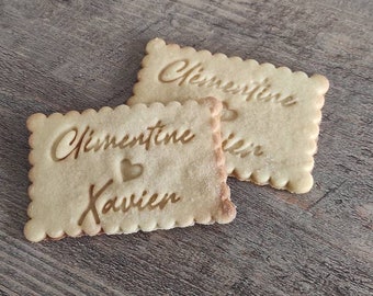 Personalized Petit Beurre cookie cutter Petit Beurre cookie stamp cookie cutter