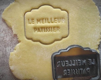 Emporte-Pièces personnalisé la meilleure pâtissière coupe biscuit personnalisé cutter cookie anniversaire cadeaux