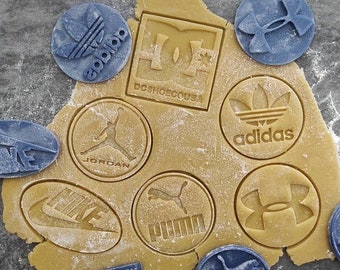 Cortadores de galletas Logos Marcas deportivas