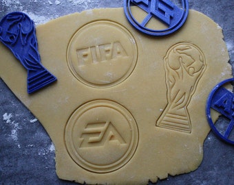 Football cookie cutter Personalized cookie stamp