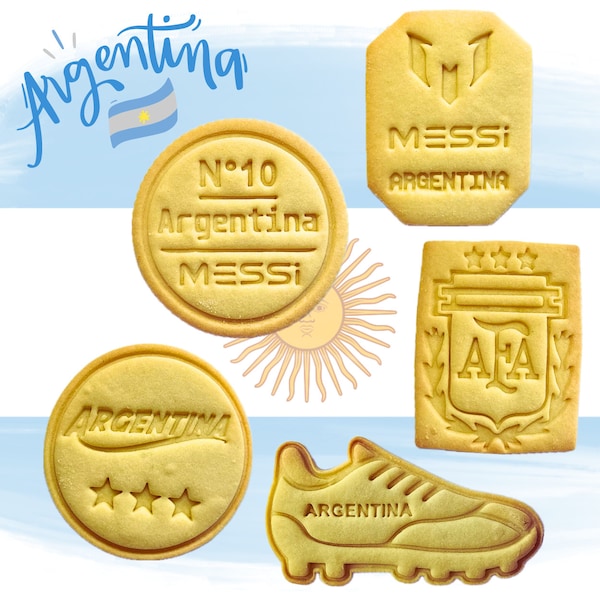 Football cookie cutters Argentina cookie cutters Argentina cookie cutters