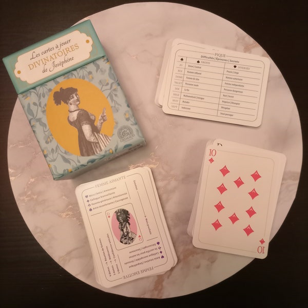 Joséphine's divinatory playing cards