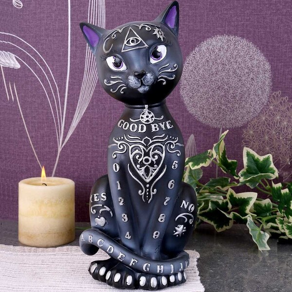 Figurine chat mystique 27cm