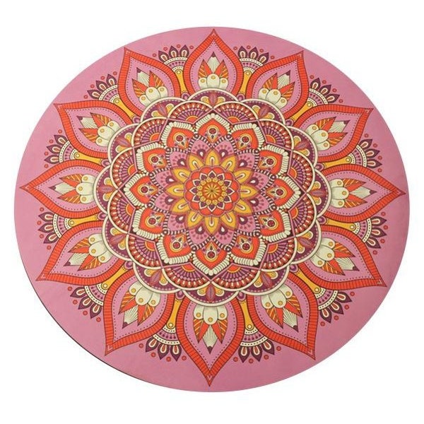 Tapis de méditation rond mandala