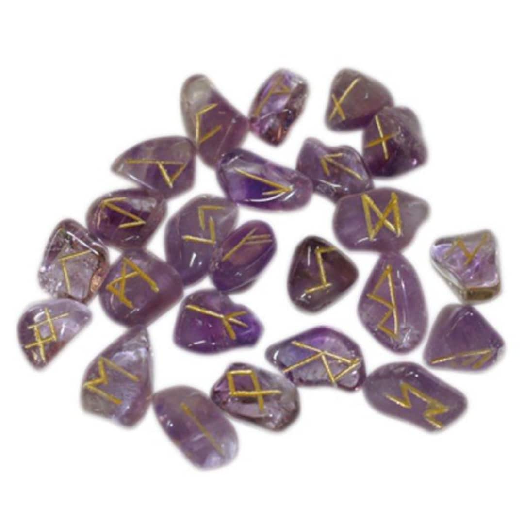 Amethyst Rune Set - Etsy
