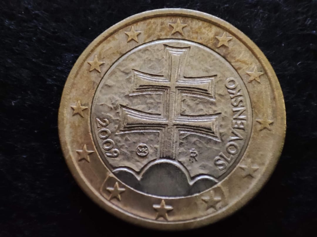 1 Euro Münze Slovensko 2009 Fehlprägung Erkennen