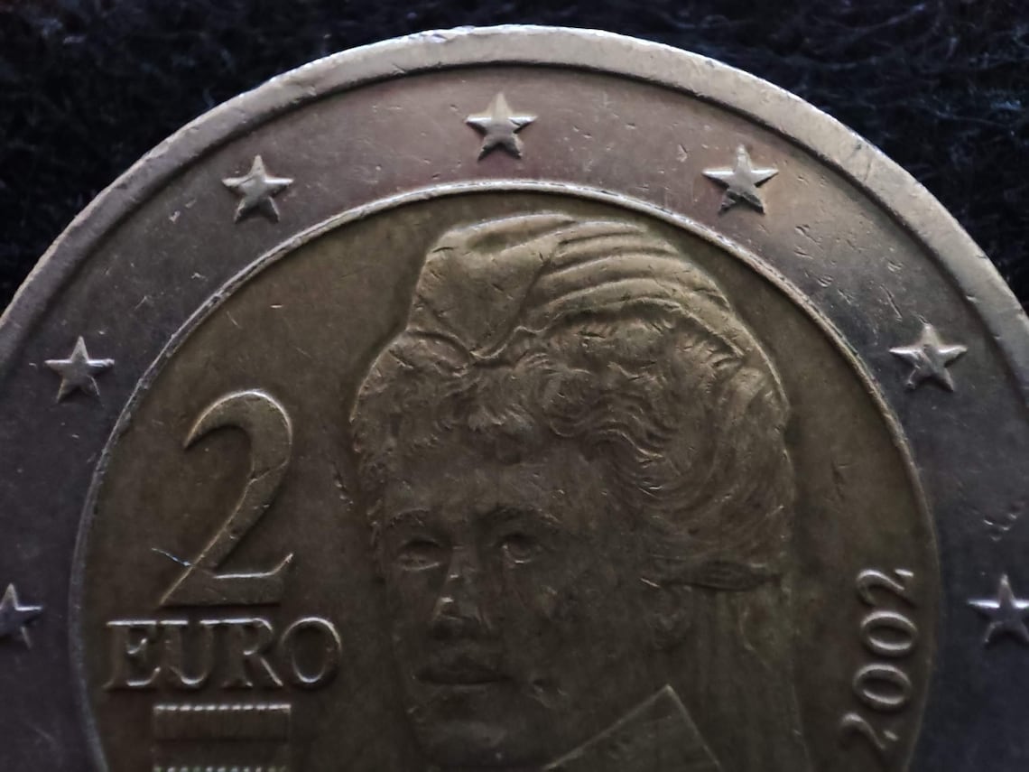 2 Euro Münze Bertha Von Suttner 2002 Seltene Münze, 2 Euro Münze 2002, Bertha Von Suttner, Österreich 2002