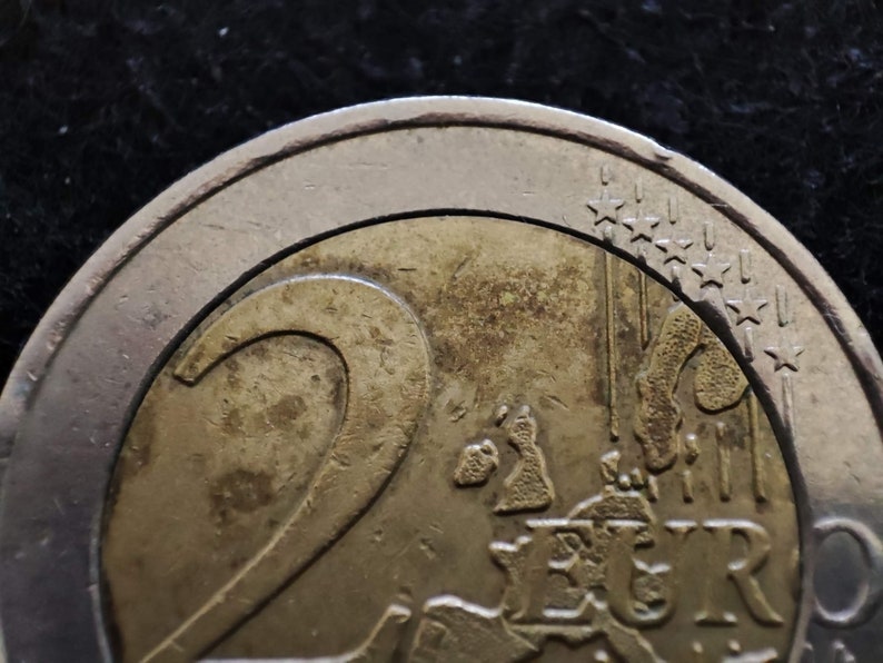 2 Euro Münze Griechenland 2002 Fehlprägung Mit S www.etsy.com