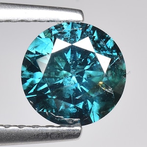 1.00cts 6.4mm Mesmerizing Blue Natural Loose Diamond &quot;SEE VIDEO&quot;