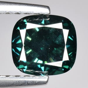 1.08cts Mesmerizing Blue Cushion Natural Loose Diamond &quot;SEE VIDEO&quot;
