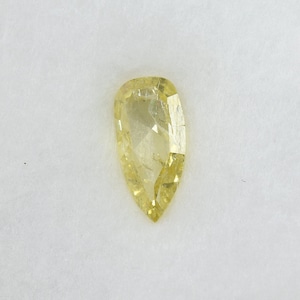Certified ~ 0.33cts Yellow Pear Natural Loose Diamond