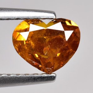 1.00cts Reddish Brown Heart Natural Loose Diamond &quot;SEE VIDEO&quot;