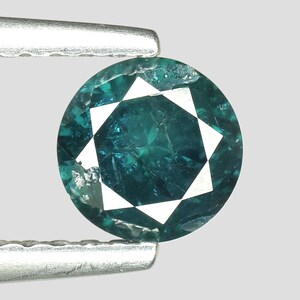 0.60cts 5.3mm Tempting Blue Natural Loose Diamond &quot;SEE VIDEO&quot;