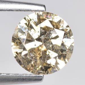 1.10cts 6.5mm Cocktail Brown Natural Loose Diamond &quot;SEE VIDEO&quot;